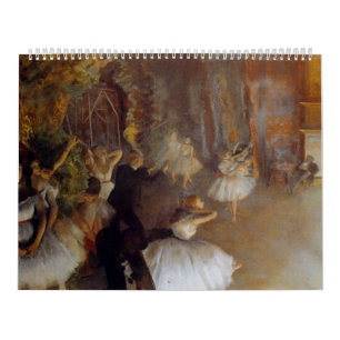 Degas Ballet Dancers Calendar