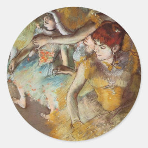 Degas Ballet Dancers on the Stage Sticker