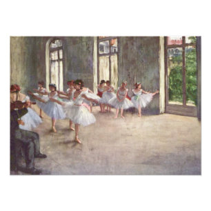 Degas' Ballet Rehearsal Photo Print