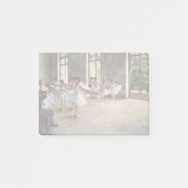 Degas' Ballet Rehearsal Post-it Notes (Front)