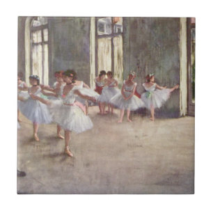 Degas' Ballet Rehearsal Tile