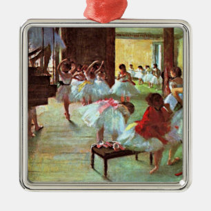 Degas - Ballet School Metal Ornament