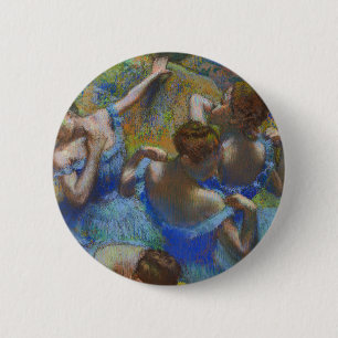 Degas Blue Dancers Pastel Fine Art Masterpiece 6 Cm Round Badge
