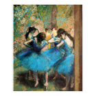 Degas Blue Dancers Poster