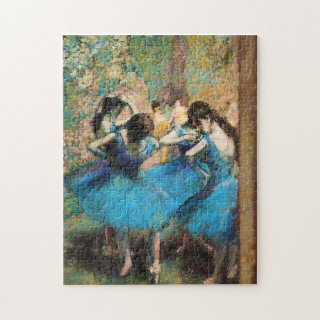 Degas Blue Dancers Puzzle (Vertical)