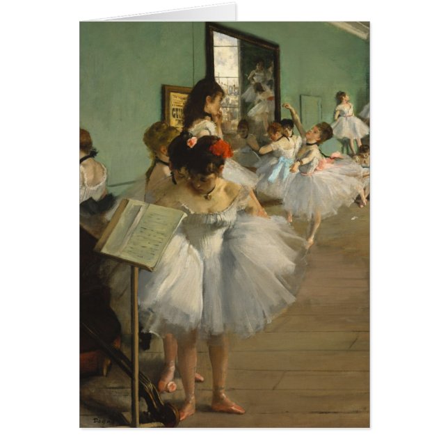 Degas Dance Class Ballet Dancers Ballerina Art (Front)