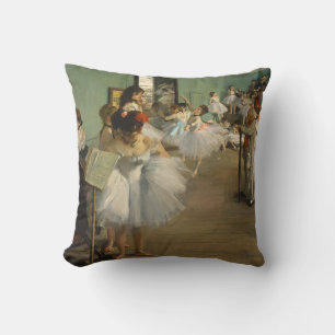 Degas Dance Class Ballet Dancers Ballerina Art Cushion