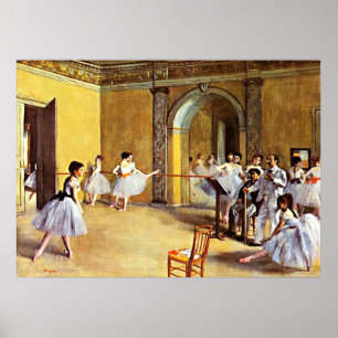 Degas - Dance Class Poster