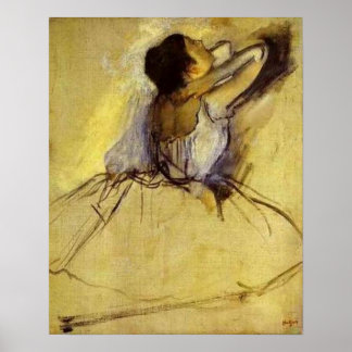 Degas Dancer in Yellow Fine Art Print