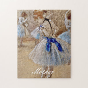 Degas Dancer With Blue Ribbon  Jigsaw Puzzle
