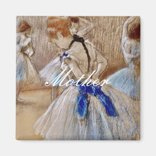 Degas Dancer With Blue Ribbon  Magnet