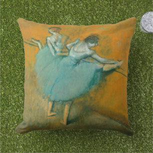 Degas Dancers at the Bar Ballet Cushion
