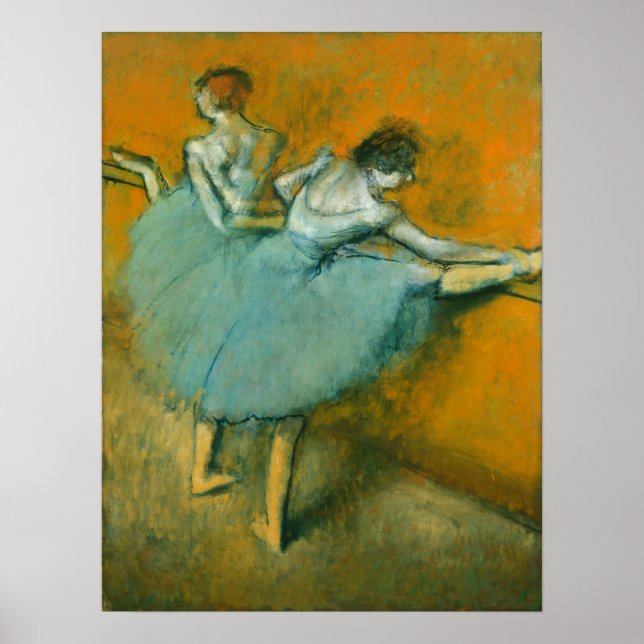 Degas - Dancers At The Barre Poster (Front)