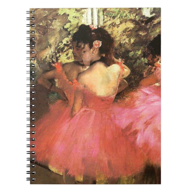 Degas Dancers in Pink Notebook (Front)