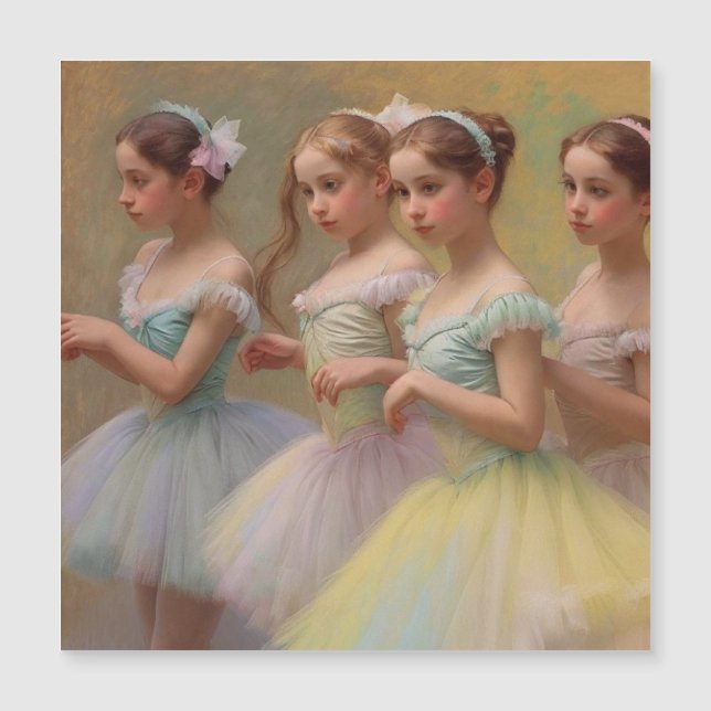Degas Dancers Magnetic Card (Front)