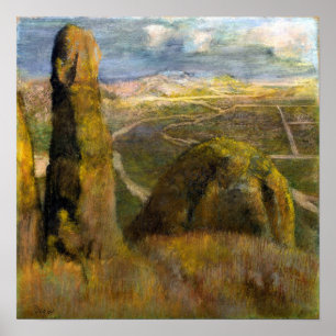 Degas - Landscape Poster