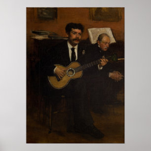 Degas - Lorenzo Pagans And Auguste De Gas Poster