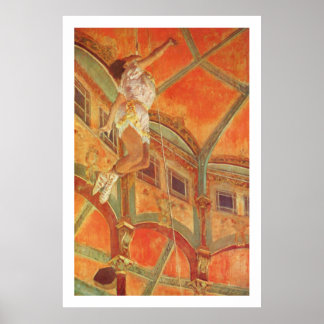 Degas: Miss Lala at the Cirque Fernando Poster