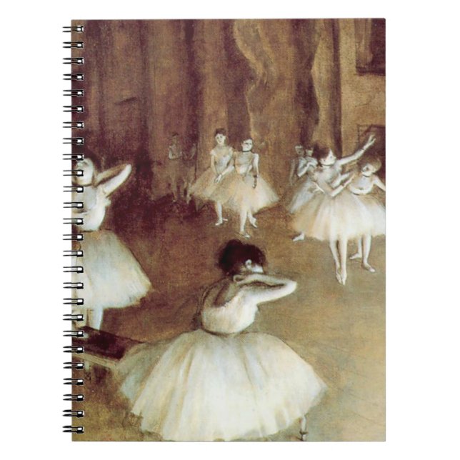 Degas' Rehearsal on Stage Notebook (Front)