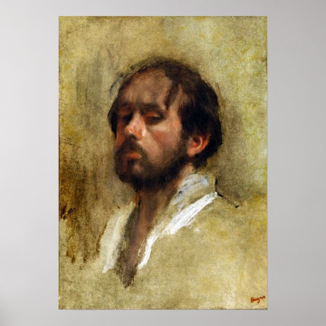 Degas - Self-Portrait Poster (Front)