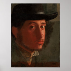 Degas - Self-Portrait Poster
