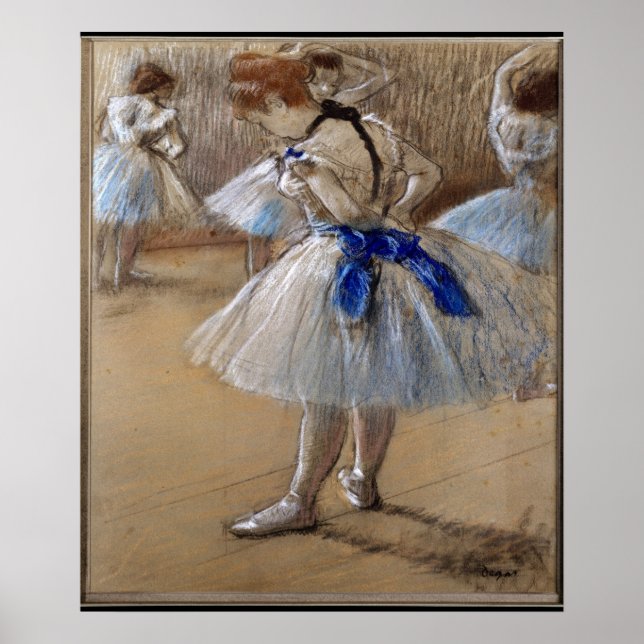 Degas Study of a Dancer Poster (Front)