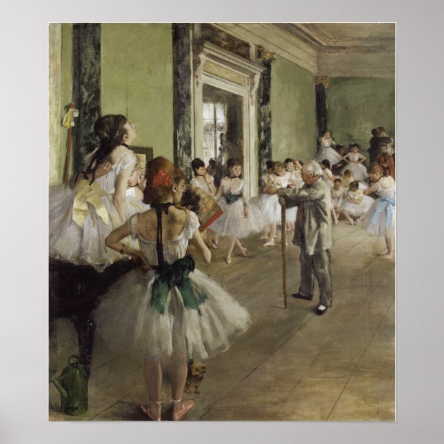 Degas - The Ballet Class Poster (Front)