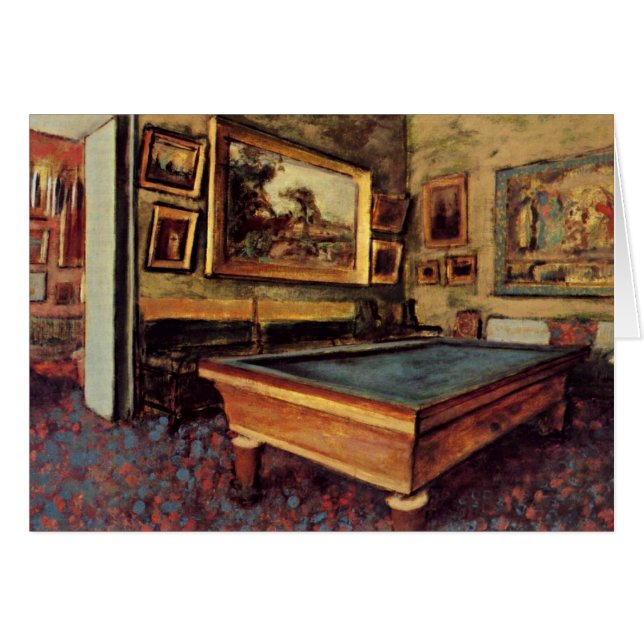 Degas - The Billiard Room (Front Horizontal)