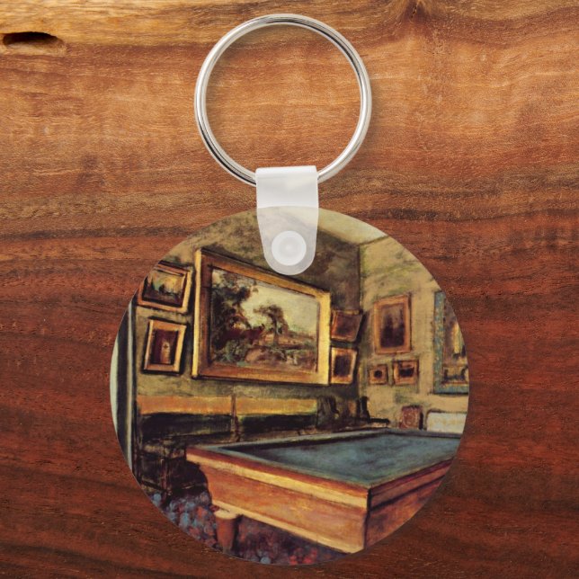 Degas - The Billiard Room Key Ring (Back)