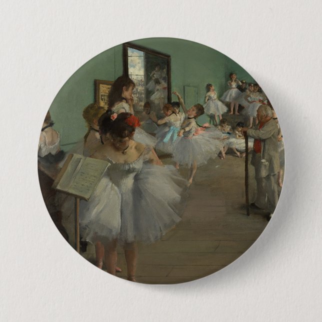 Degas' The Dance Class 7.5 Cm Round Badge (Front)