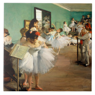 Degas The Dance Class Ceramic Tile