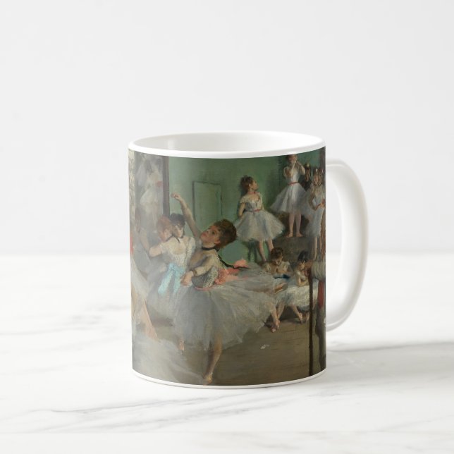 Degas' The Dance Class Coffee Mug (Front Right)