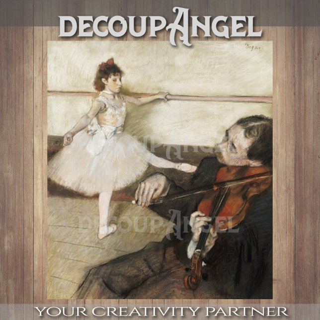 Degas- The Dance Lesson Decoupage Tissue Paper (Creator Uploaded)