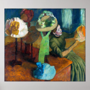 Degas - The Millinery Shop Poster