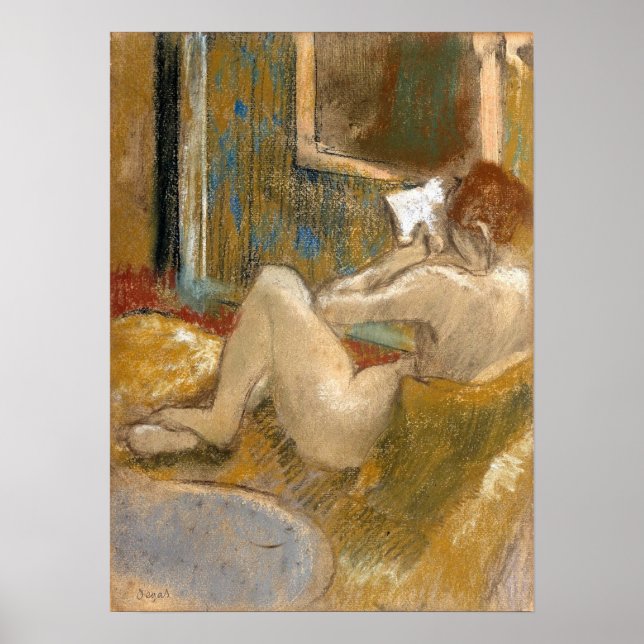 Degas - The Reading Light Poster (Front)