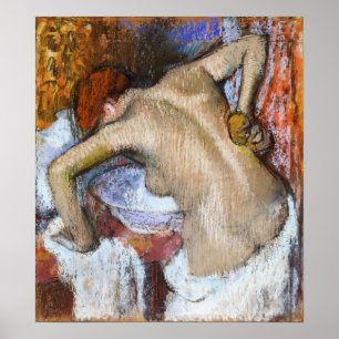 Degas - Woman Sponging Her Back Poster