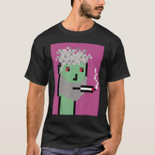 Degen Smokers Club 82 Nft Generative Pixel On Rave T-Shirt