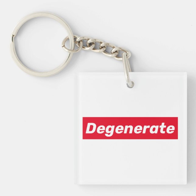 Degenerate (but still cool) key ring (Front)