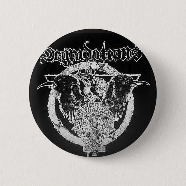 Degradations-Scarecrows Button (Front)