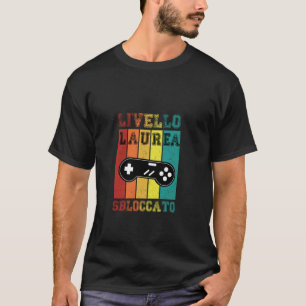 Degree Level Unlocked Saying Joystick funny game T-Shirt