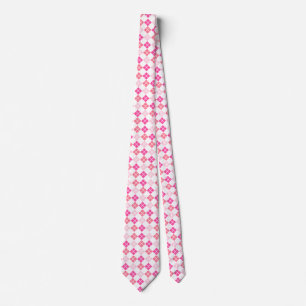 Degrees of Pink Argyle Custom Tie