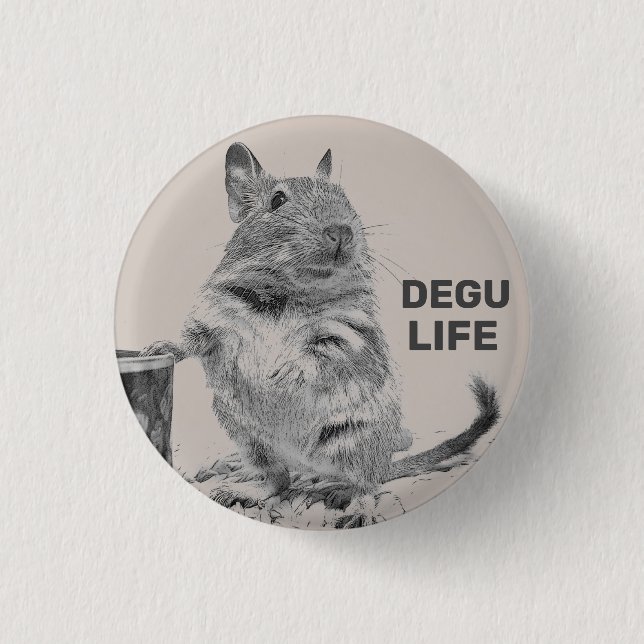 ⊿ DEGU. ⊿ 3 CM ROUND BADGE (Front)