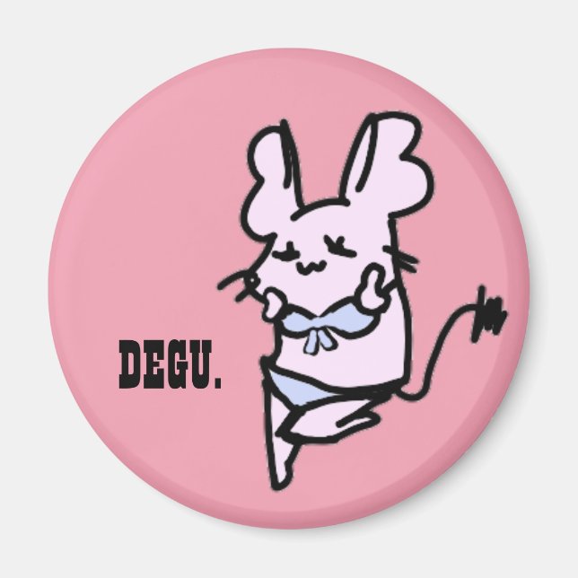 DEGU☆Deguu☆Deguu Magnet (Front)