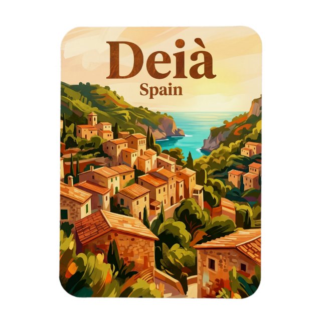 Deià Spain Magnet (Vertical)