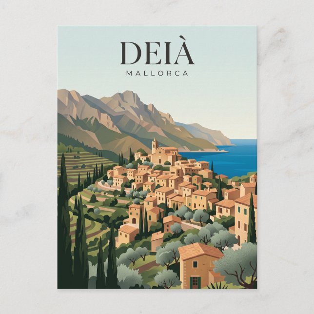 Deià Spain Postcard (Front)