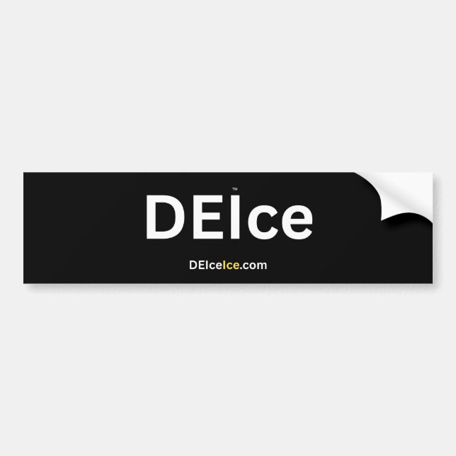 DEIce Bumper Sticker (Front)