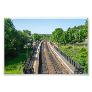 Deighton Railway Station, Huddersfield Photo Print