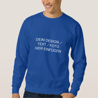 DEIN DESIGN / TEXT / PHOTO Gentlemen Sweatshirt Pu