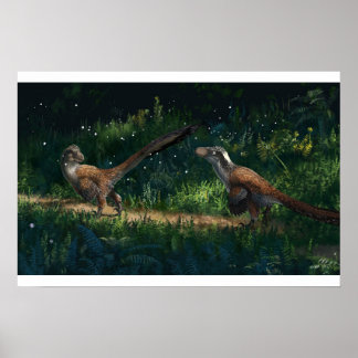 Deinonychus Pair Print