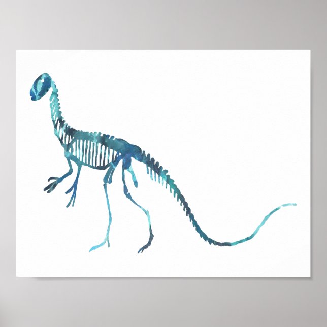 deinonychus skeleton poster (Front)